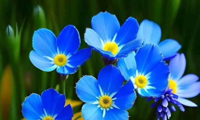 花卉勿忘我的花语是什么？勿忘我花的寓意是什么？