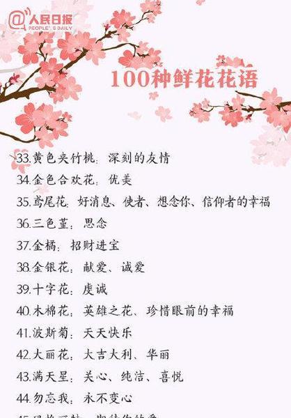 不同颜色的花有哪些花语？它们分别象征着什么？