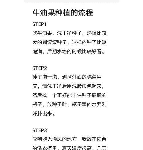 牛油果籽种植步骤是什么？牛油果籽种植后如何管理？