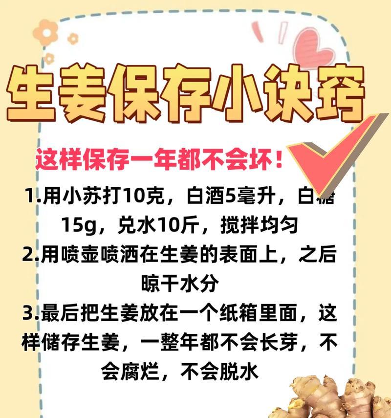 生姜种子催芽后如何正确保管？保管期间需要注意什么问题？