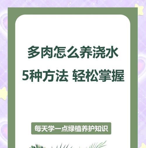 绿植浇水应该加什么？正确的绿植浇水方法是什么？