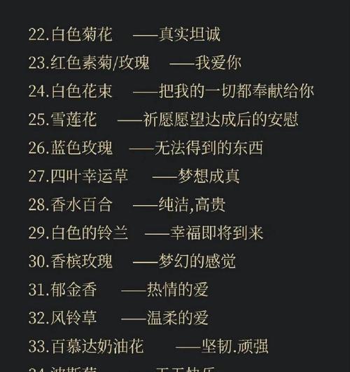 花语中的爱情寓意是什么？如何理解花的爱情象征？