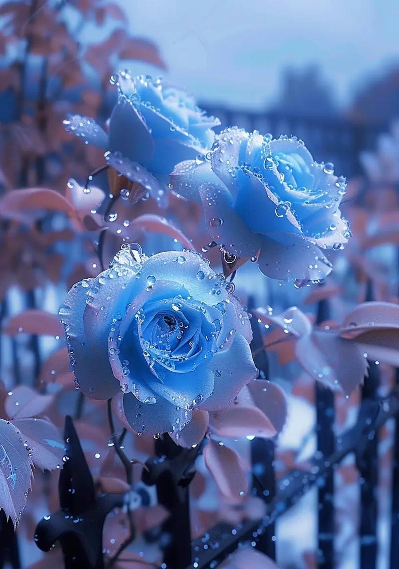 碎冰蓝玫瑰花代表什么？这种颜色的花语有何不同？